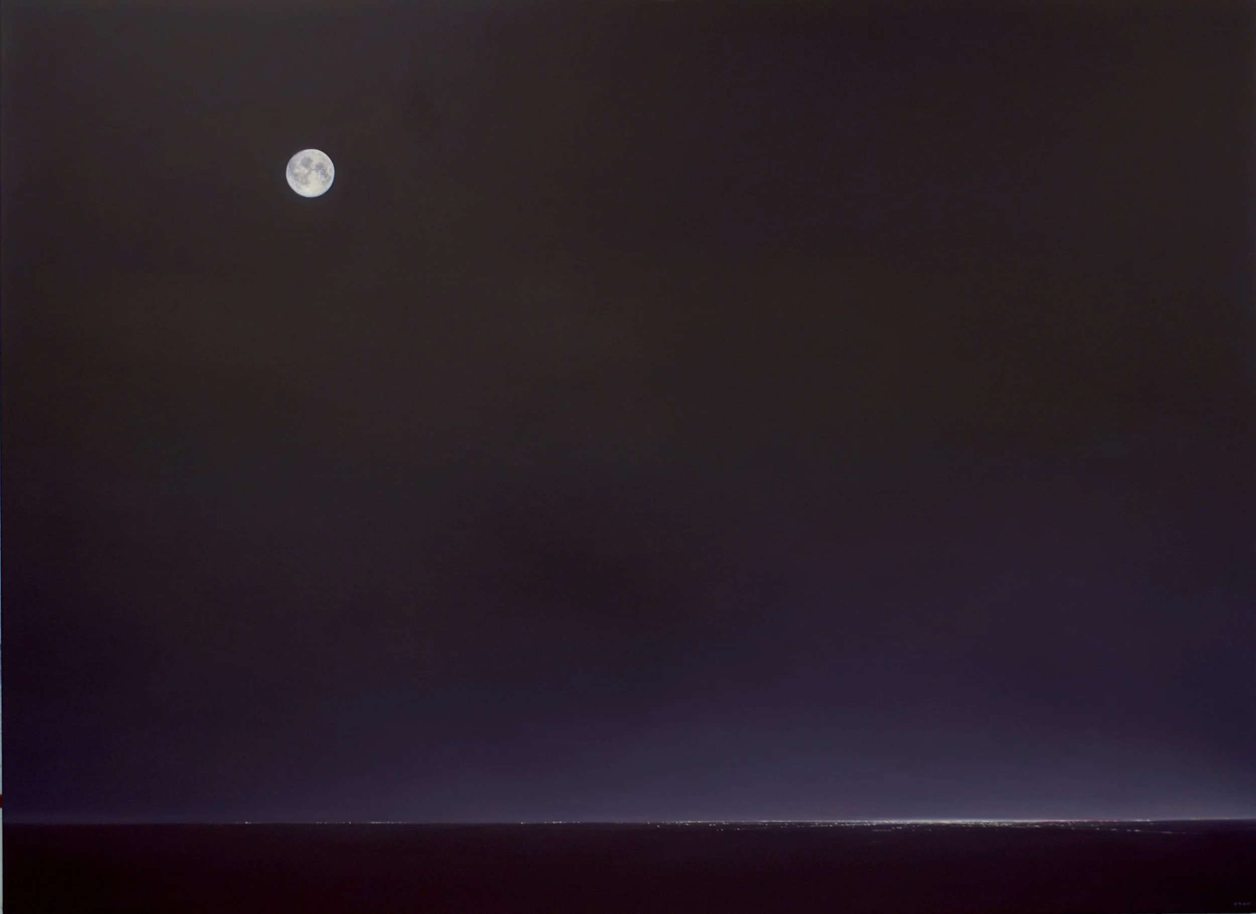   LUNA ORIENTUM   Oil on Canvas / 48 x 72 in. / 2020  Private Collection 