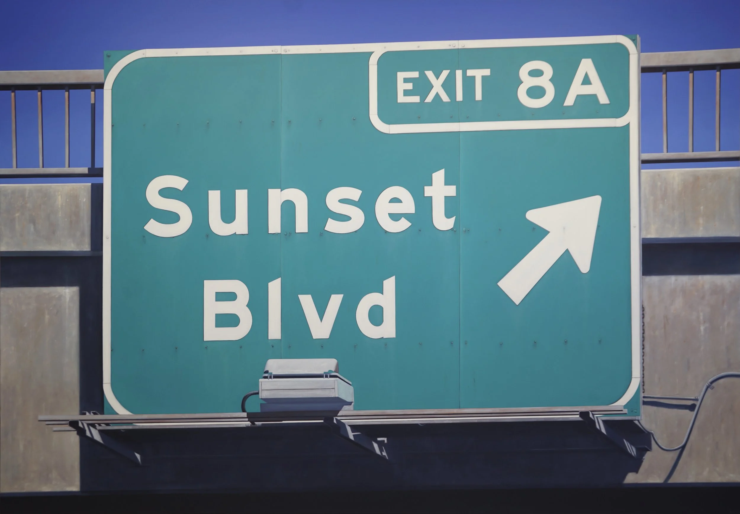   SUNSET BLVD   Oil on Canvas / 96 x 120 in. / 2021  Collection of Delta Airlines 