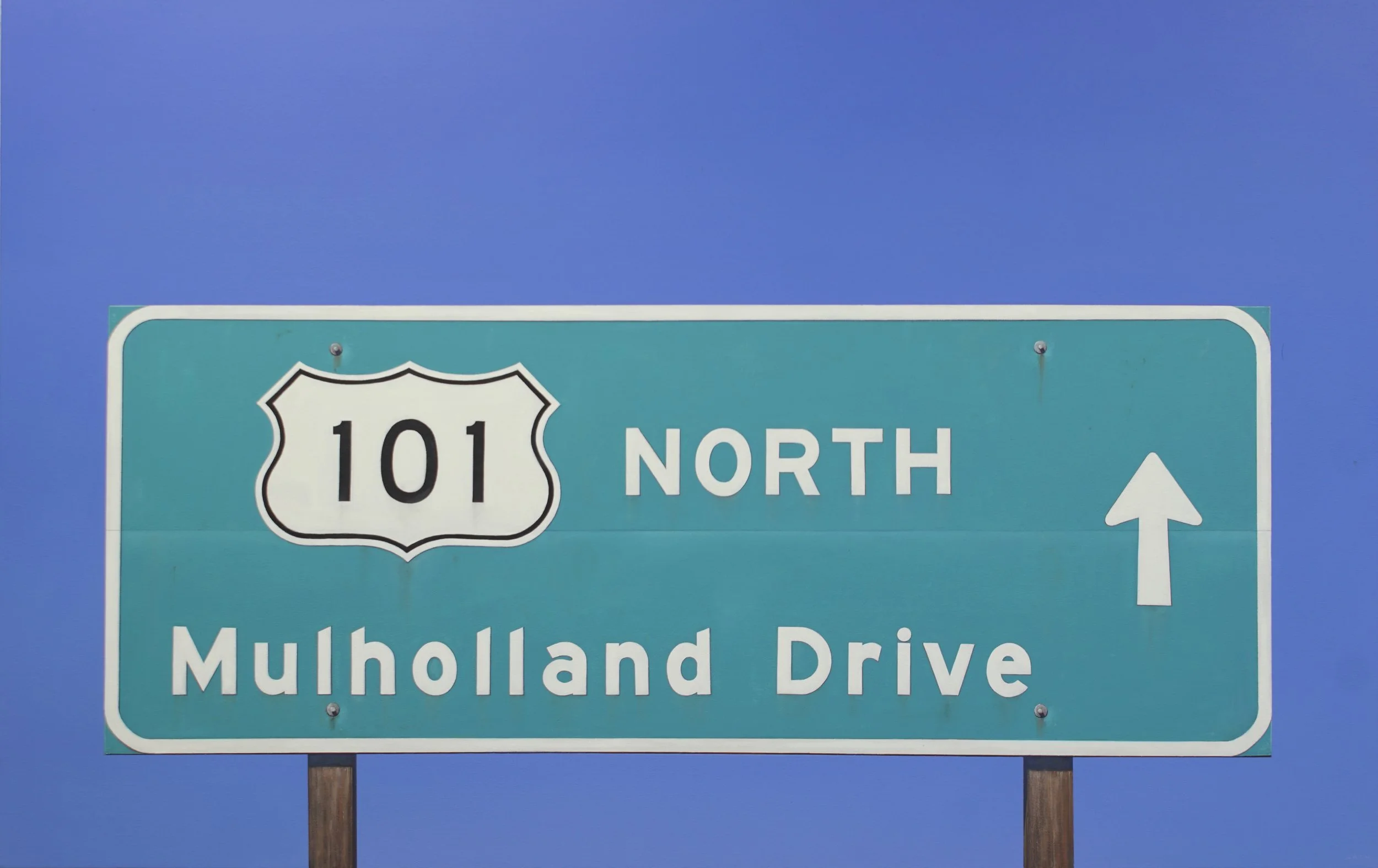   MULLHOLLAND DRIVE   Oil on Canvas / 38 x 60 in. / 2021  Available 