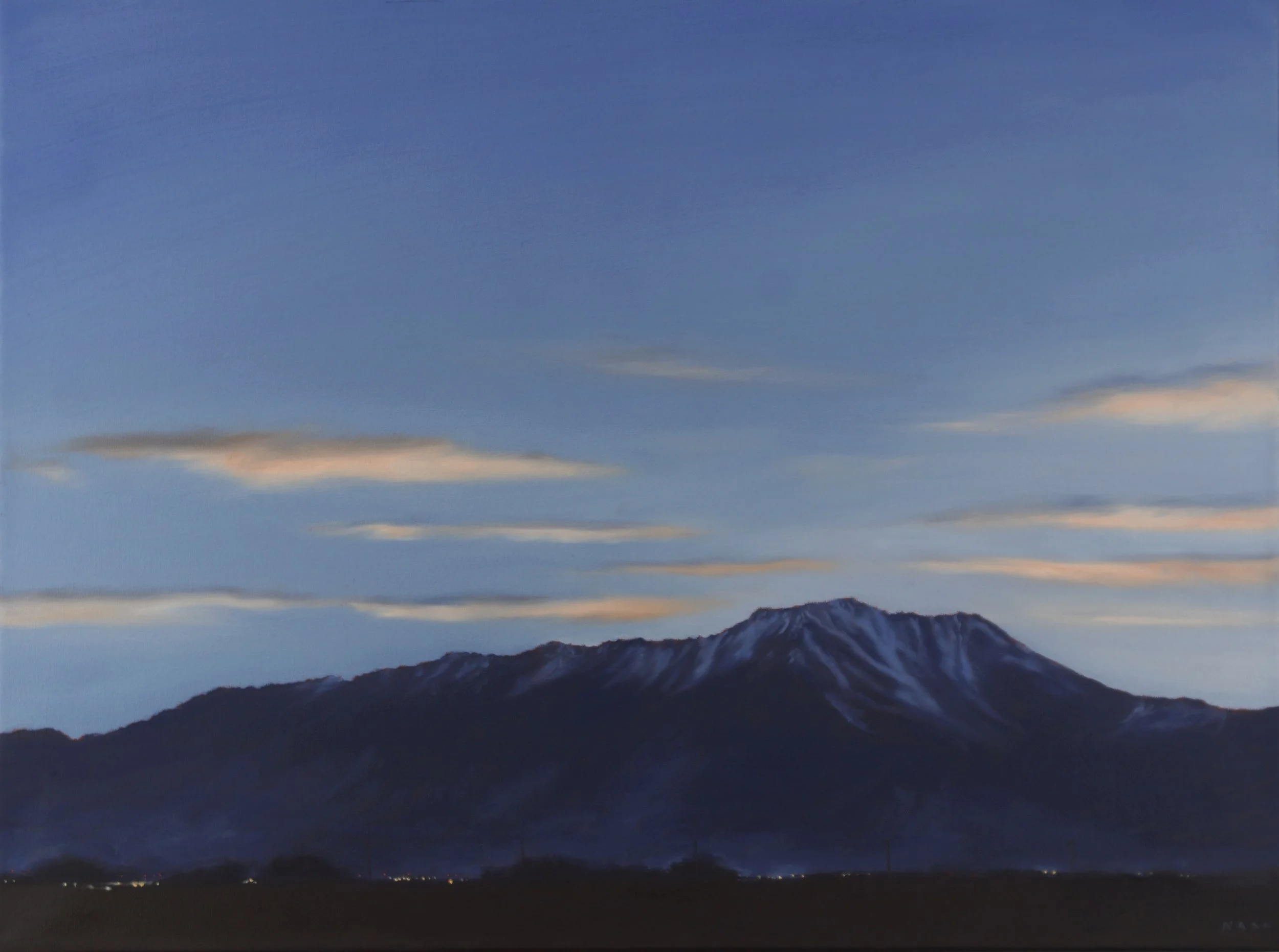   SAN JACINTO TWILIGHT   Oil on Canvas / 18 × 24 in. / 2024  Private Collection 
