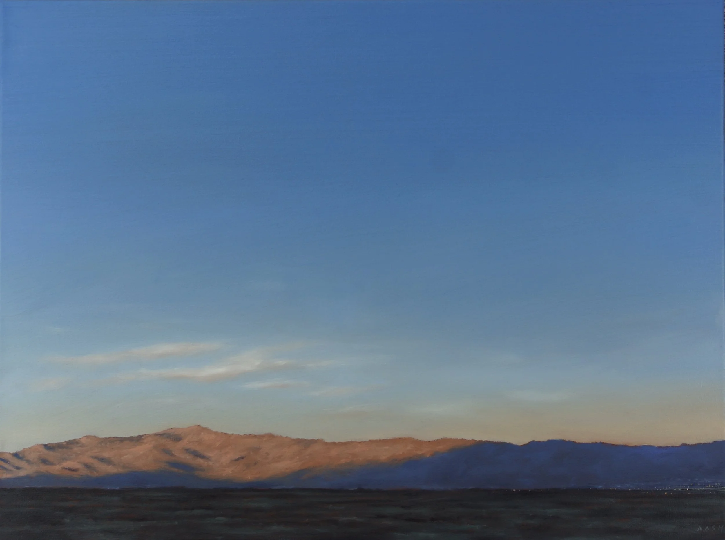   INDIGO SHADOW   Oil on Canvas / 18 × 24 in. / 2024  Private Collection 