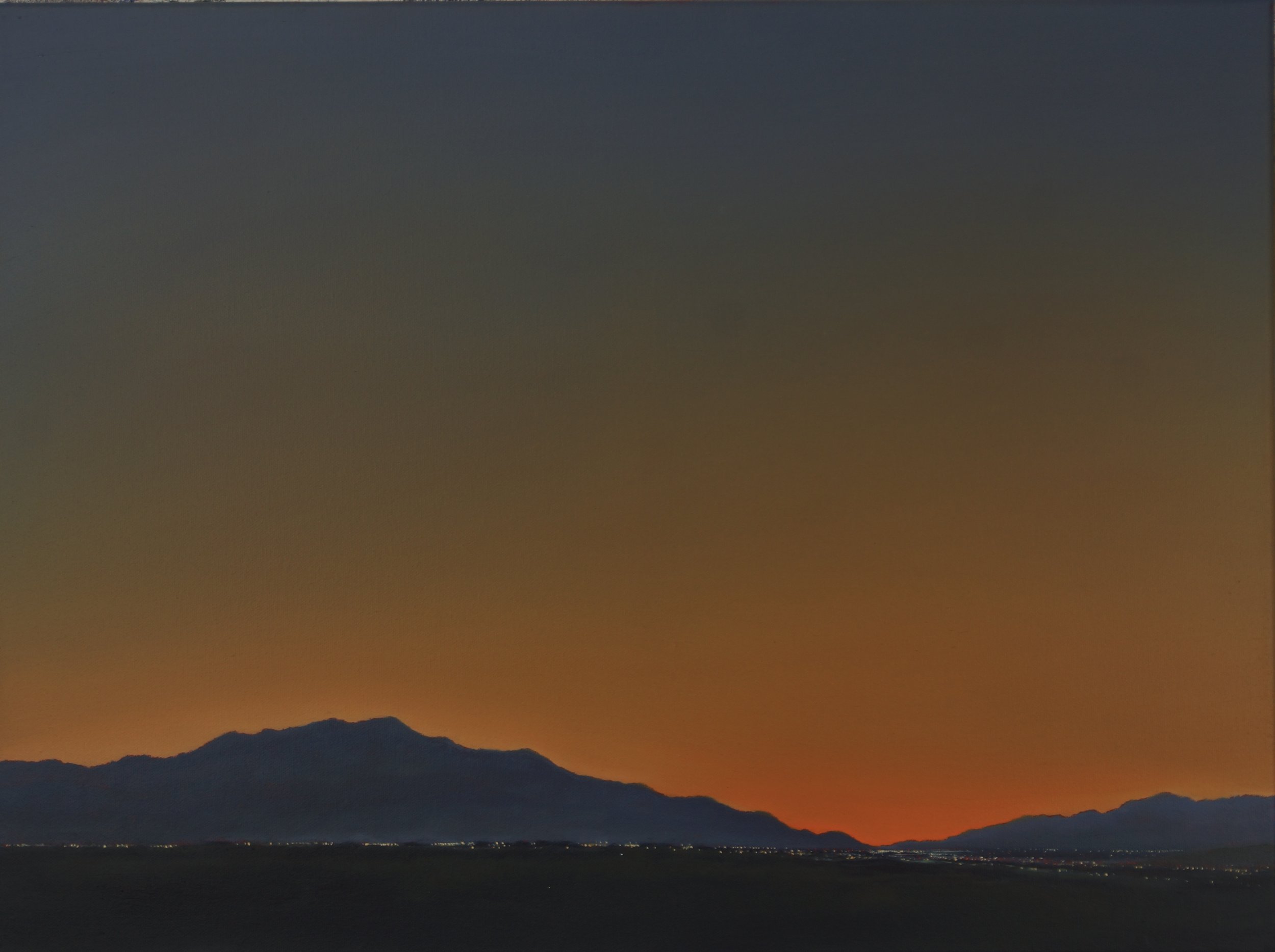  SAN JACINTO DUSK   Oil on Canvas / 18 × 24 in. / 2024  Private Collection 