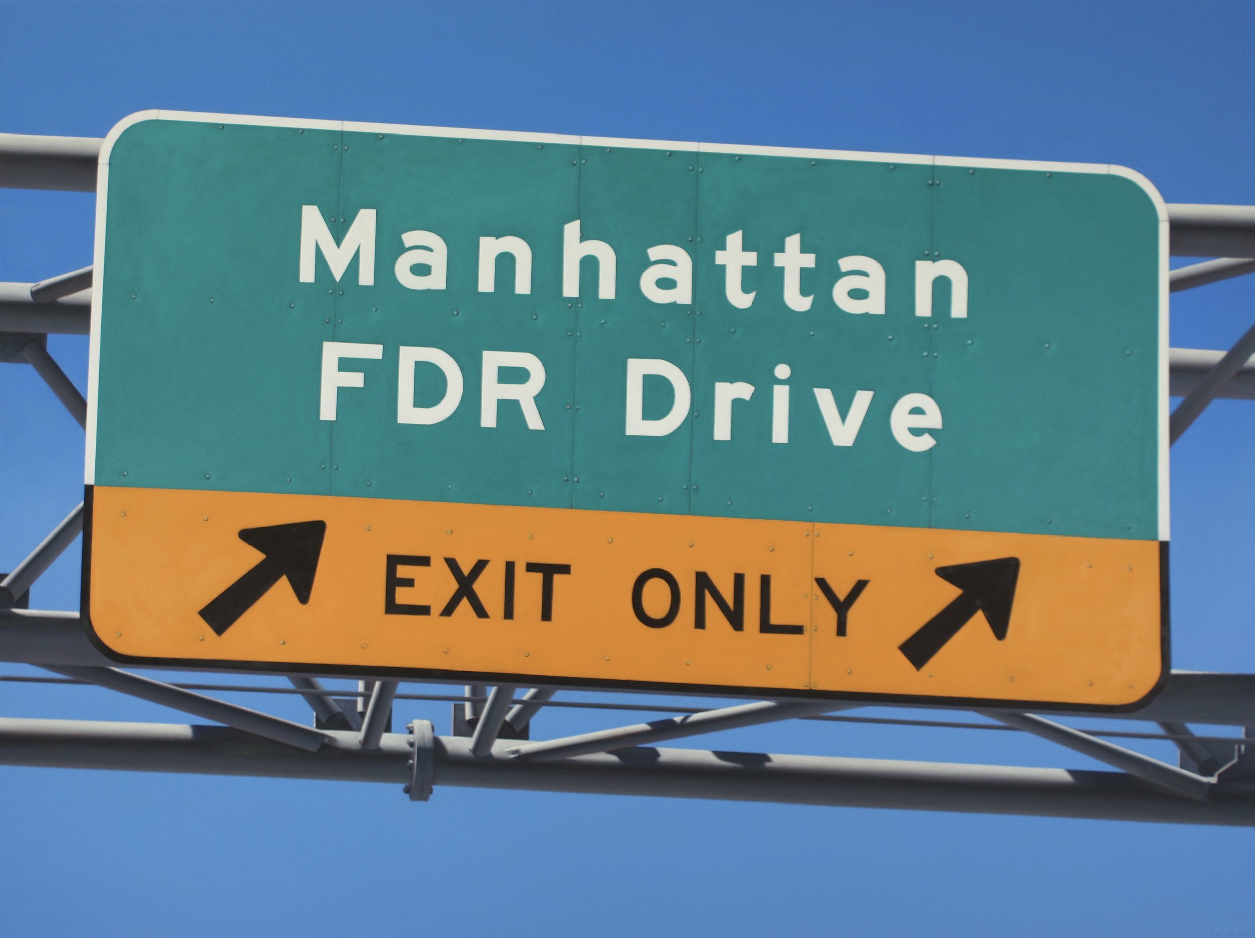  MANHATTAN FDR DRIVE   Oil on Canvas / 36 × 48 in. / 2025  George Billis Gallery 