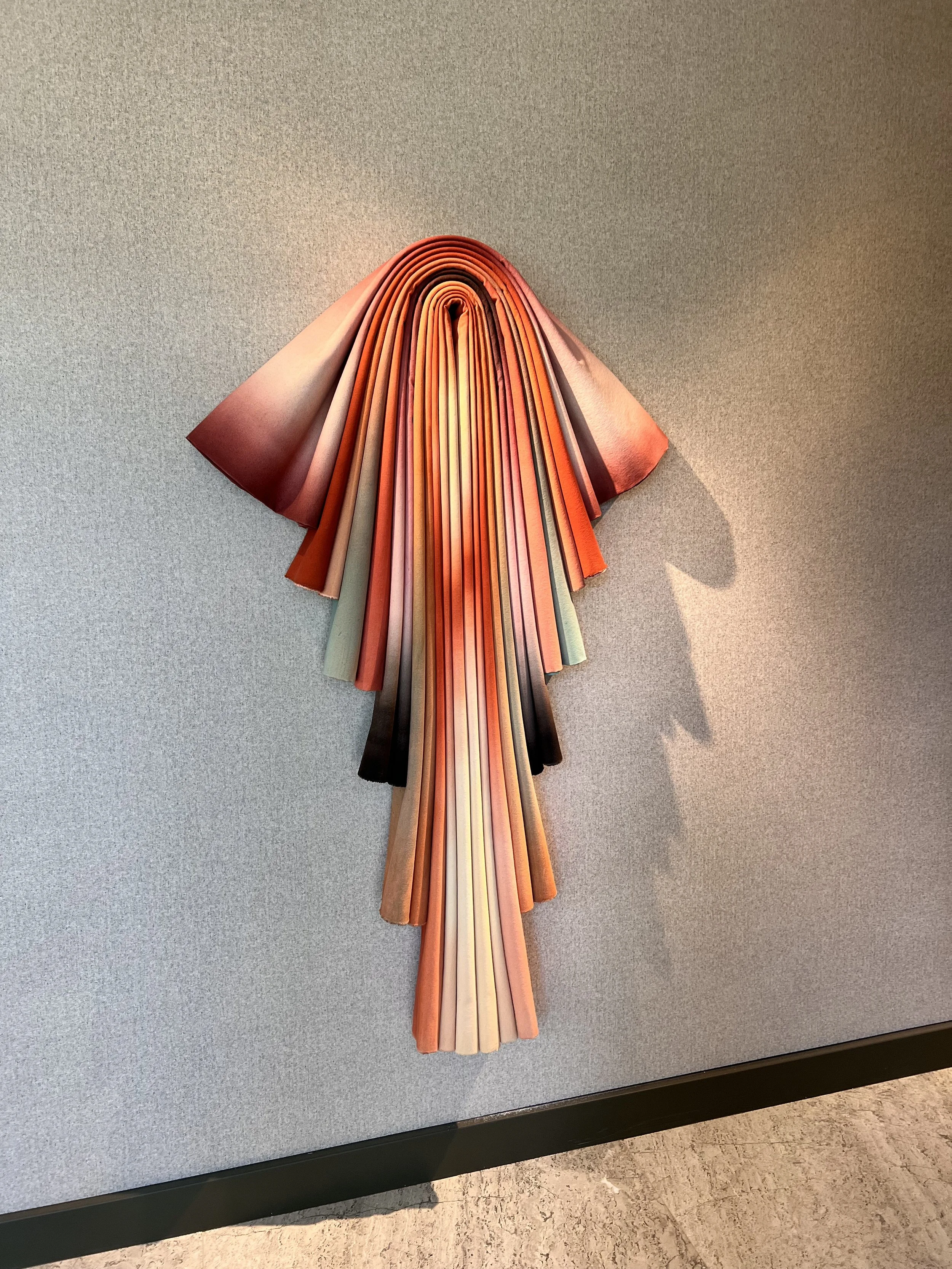 Susan Maddux artwork at the Conrad Hilton Hotel designed by Frank Gehry architecture group