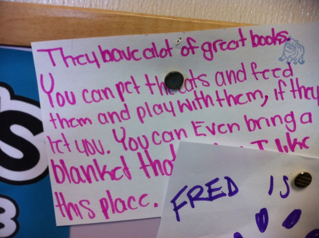 A note from one of our readers.