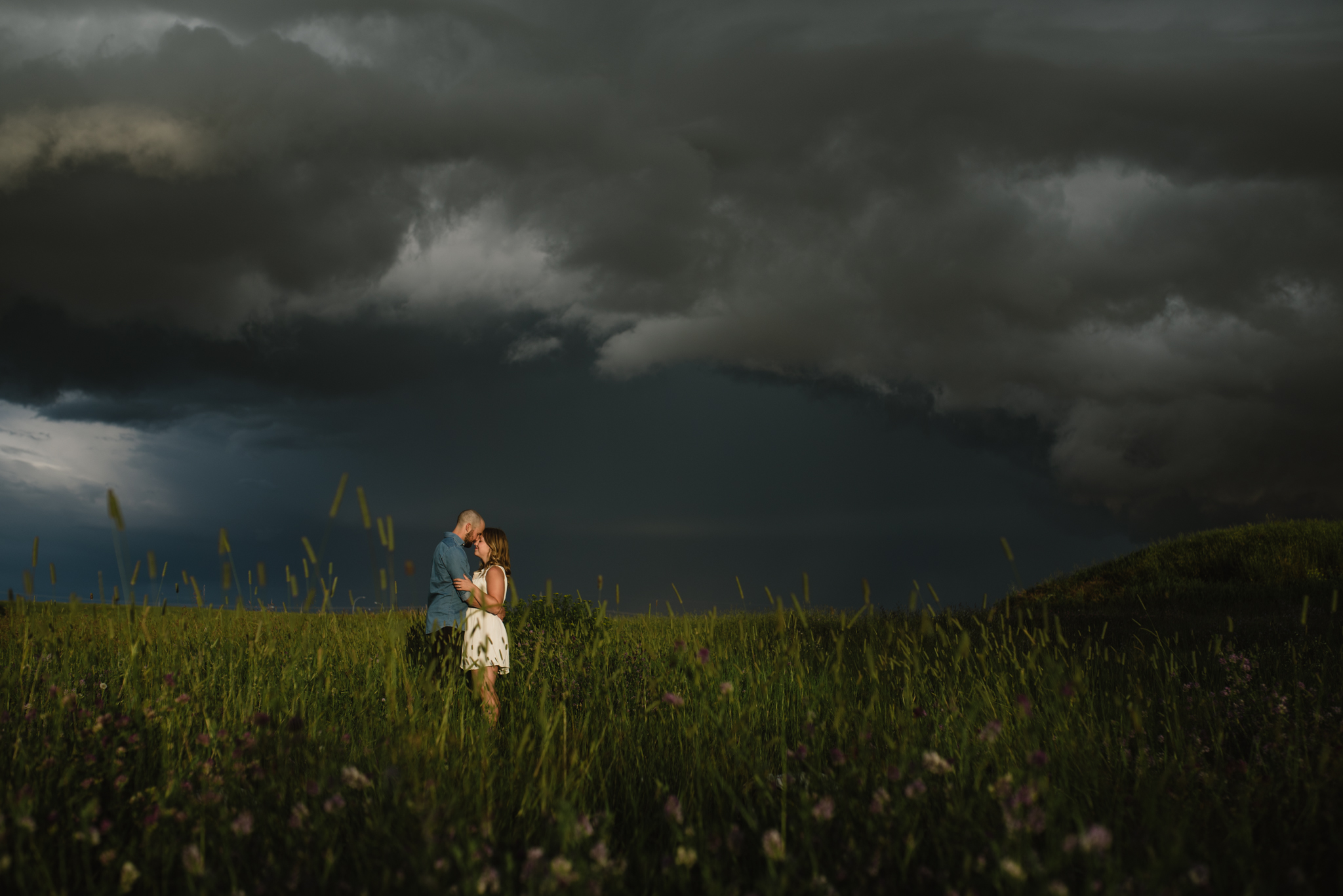 Thunder storm engagement photography, Jessica Leanne Photography