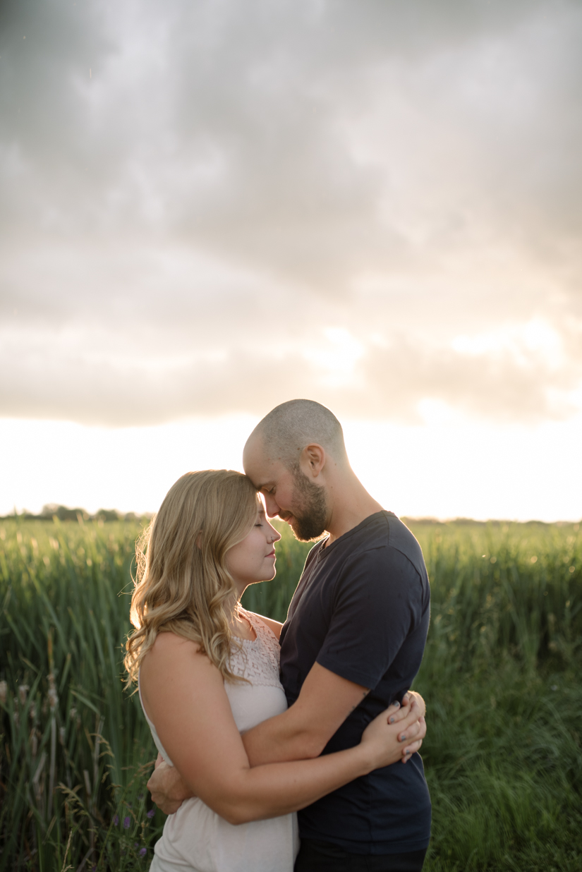 Sunset Engagement Photography, Hug, Jessica Leanne Photography