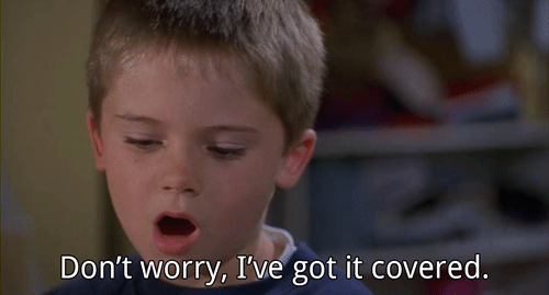Cute gif of a kid who's got you covered.gif