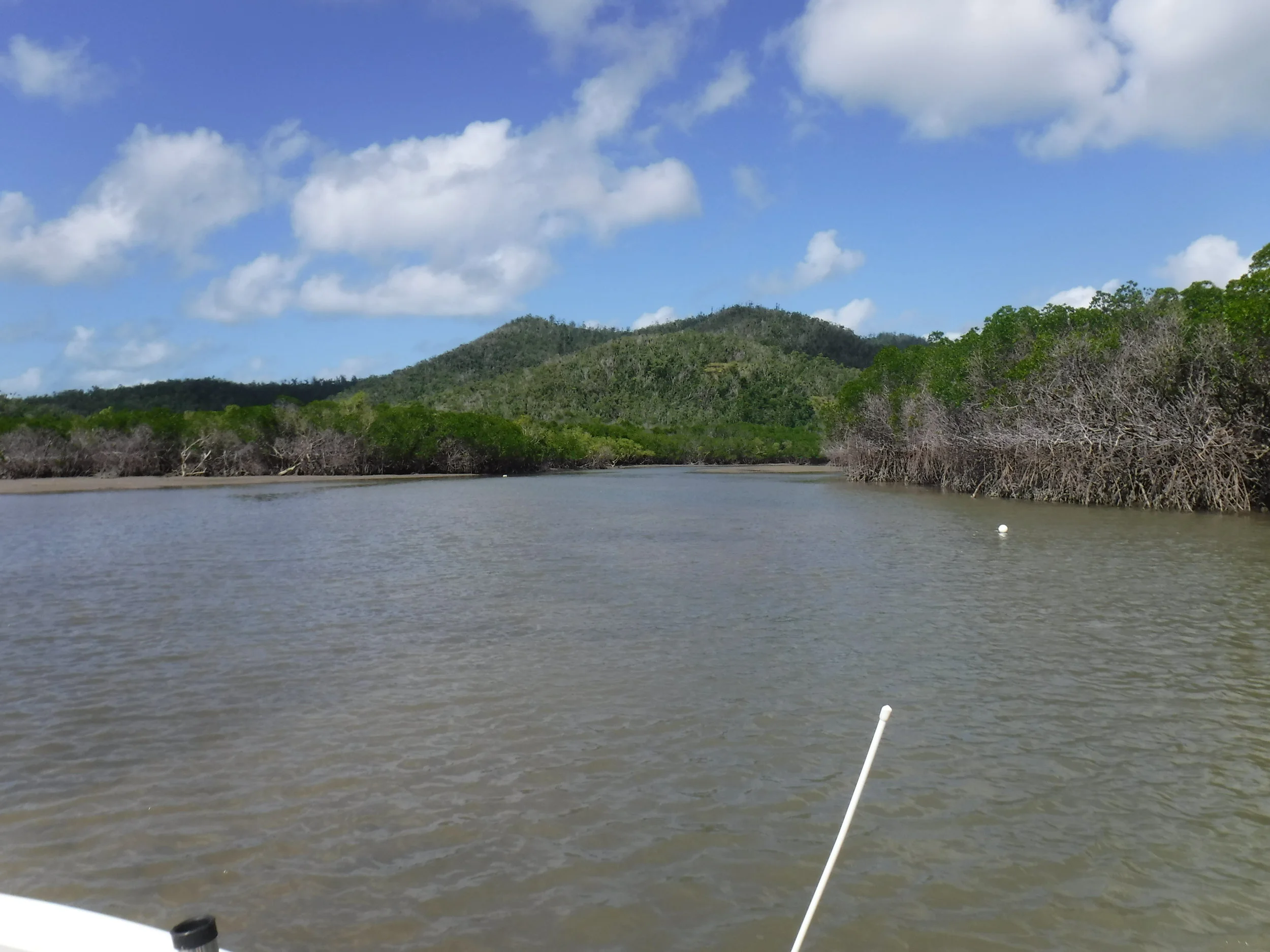  One of the great little crabbing creeks in the south western corner of Tongue bay. have a google earh look. 
