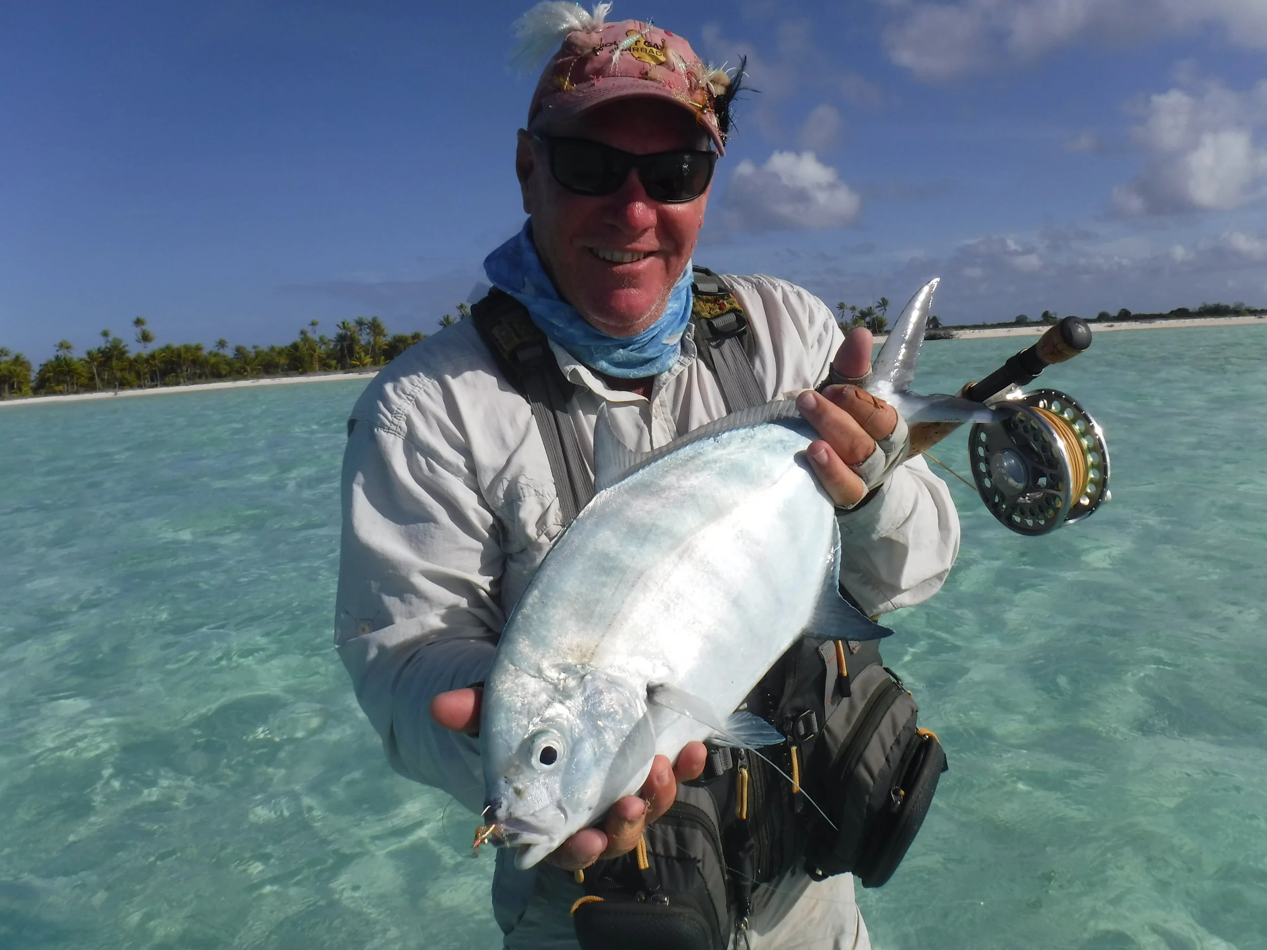 A "Blue Trevally", a species not seen in Australia