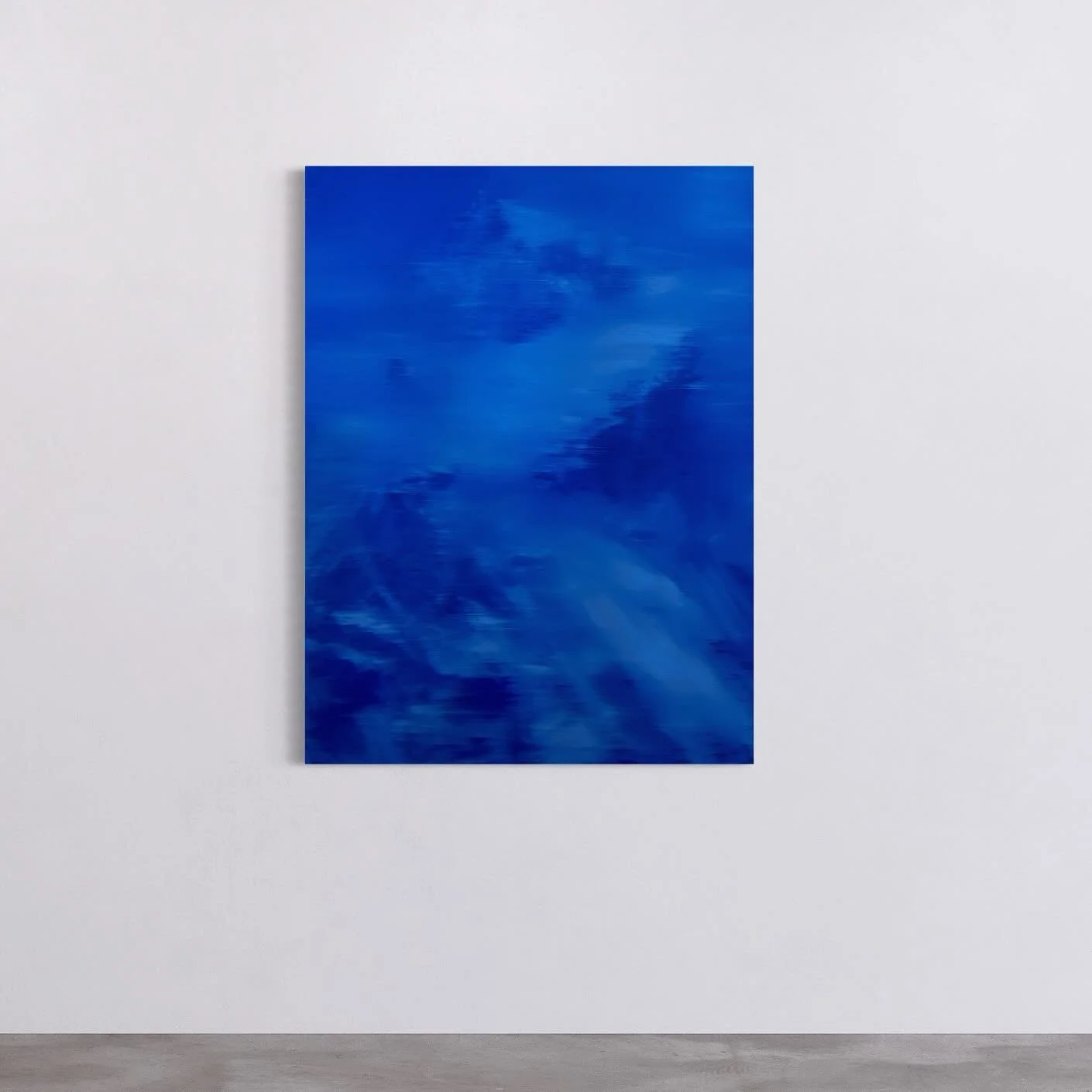 Landmass | Blue | oil on canvas, 120x90.