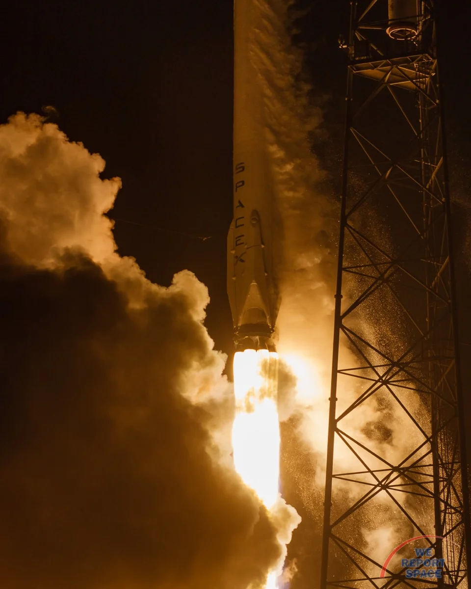 SpaceX Falcon 9 Orbcomm OG2-M2 Launch, December 21, 2015. Photo credit: Jared Haworth
