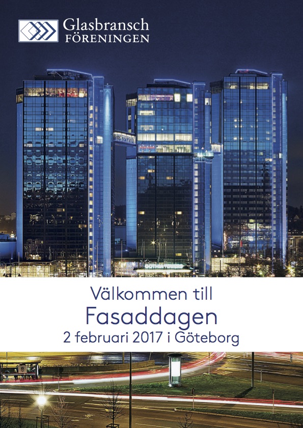 Gohtia Towers, Gothenburg Sweden, 2 February Henrik Andersson, Technical director at Brunkeberg will do a presentation on the latest local and international Curtain Wall codes and standards at the yearly Facade event held by GBF, The Swedish Federation of Glazing Contractors. L INK TO THE EVENT