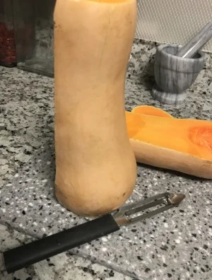 Remove shin on both pieces.