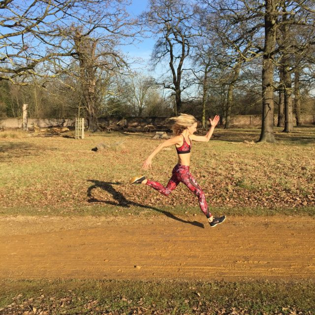 Richmond Park is a favourite running spot for Sam