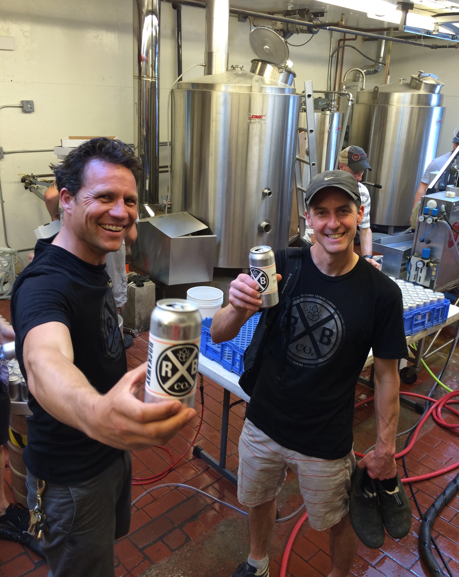 Super excited for our first can! Cheers!