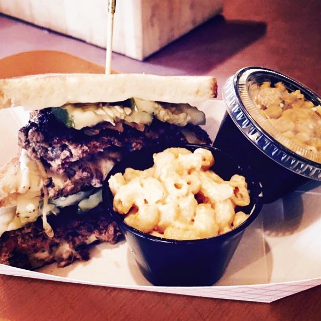 Mouthwatering patty melt