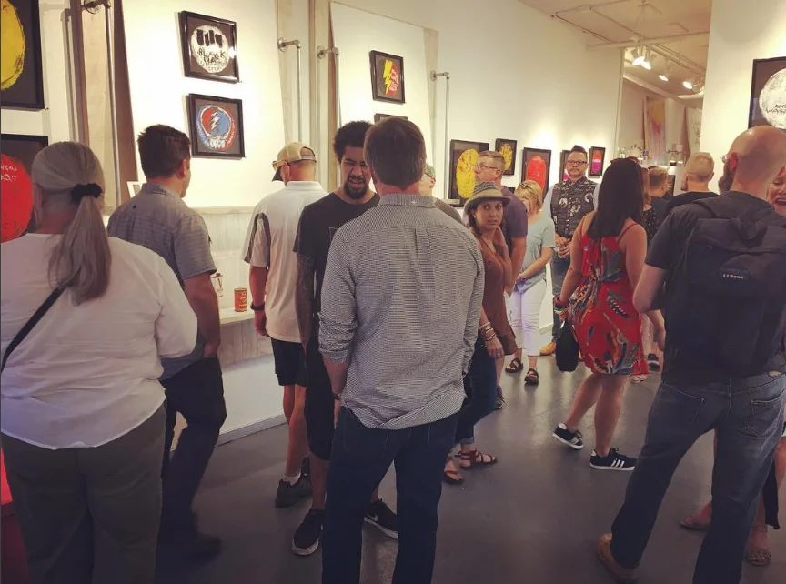 Nice turnout for the opening Friday night in KC.