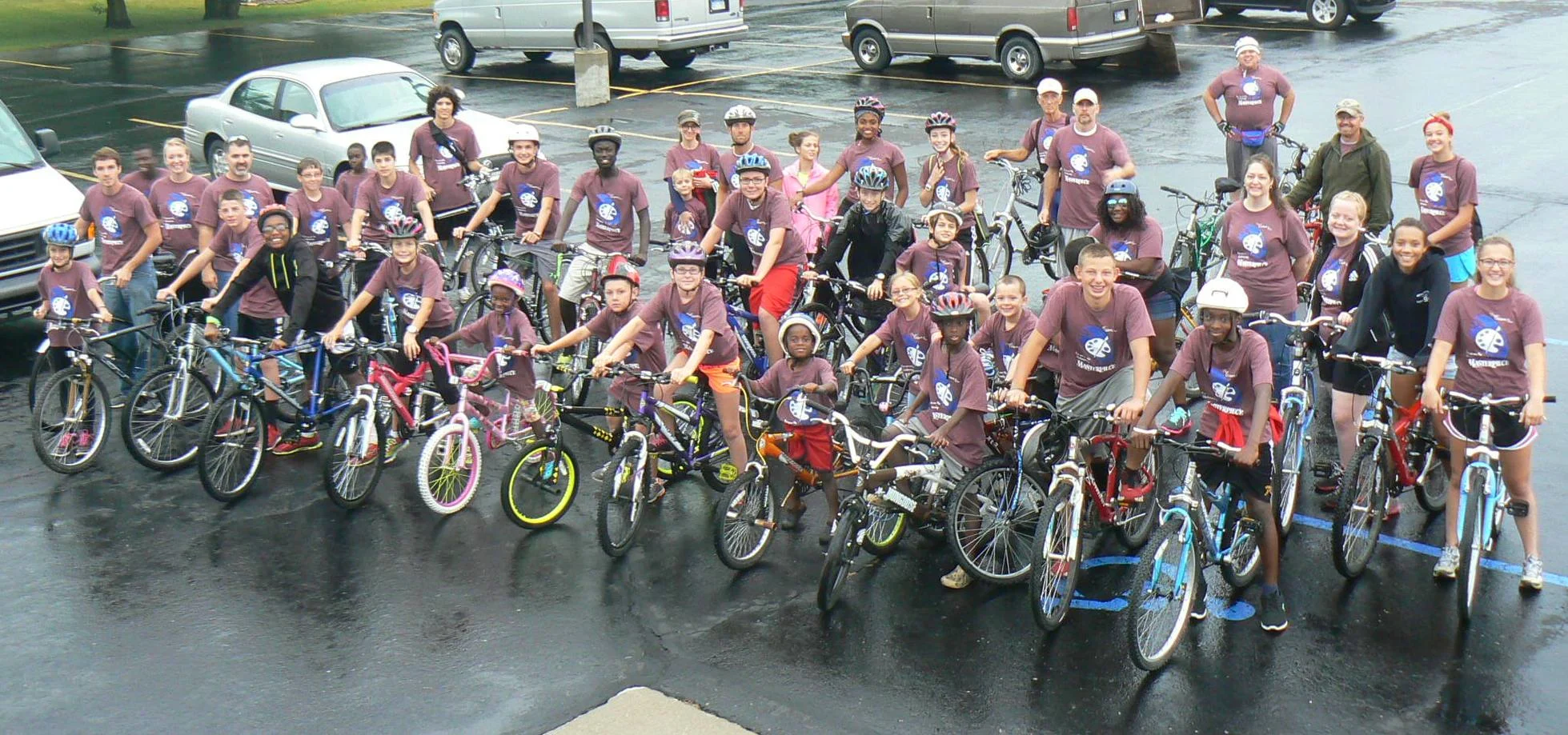 Our staff and young people were blessed by all who came to help out and to ride in the event.