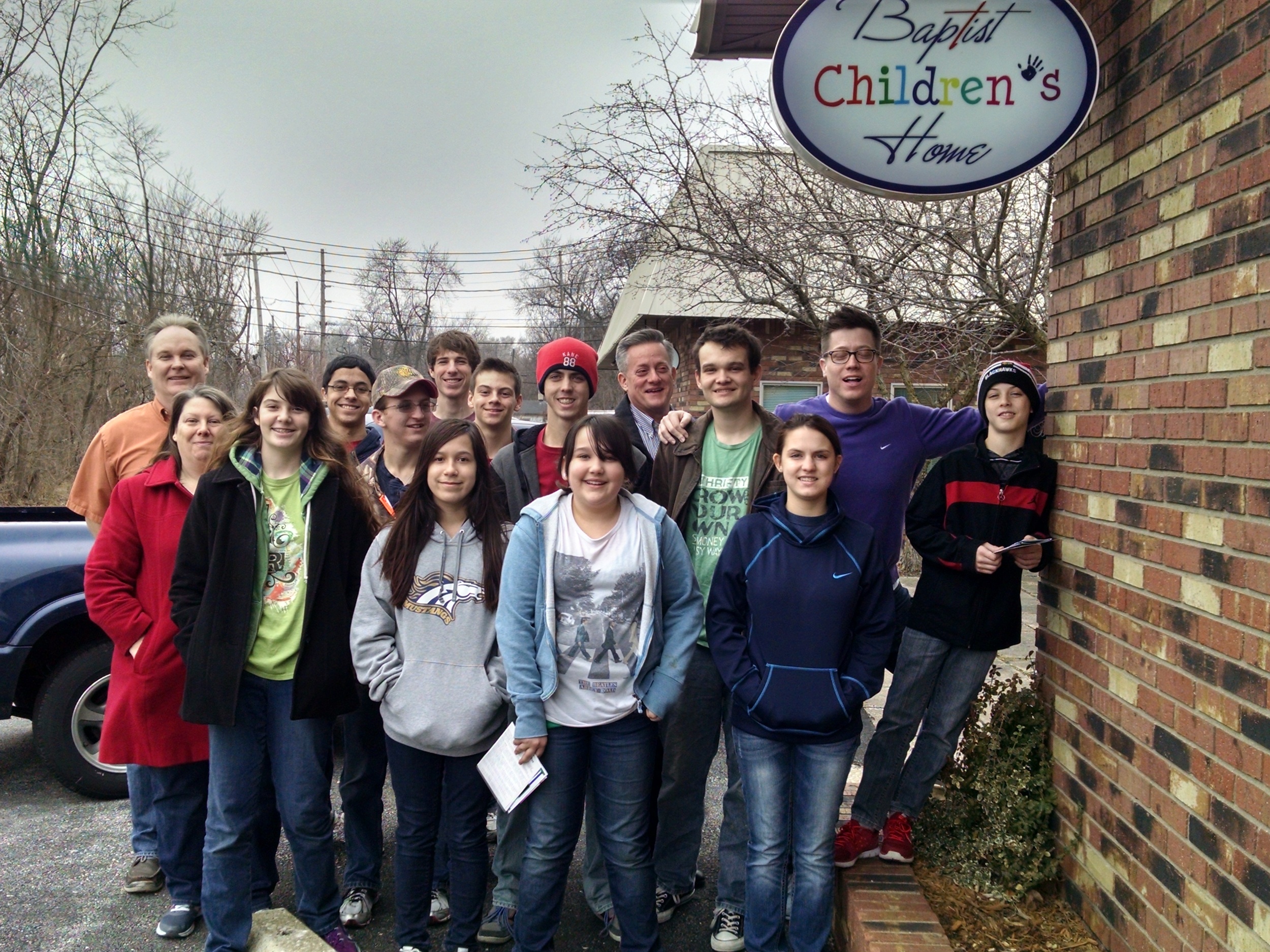 Glad to have Emmanuel Baptist's youth group! 
