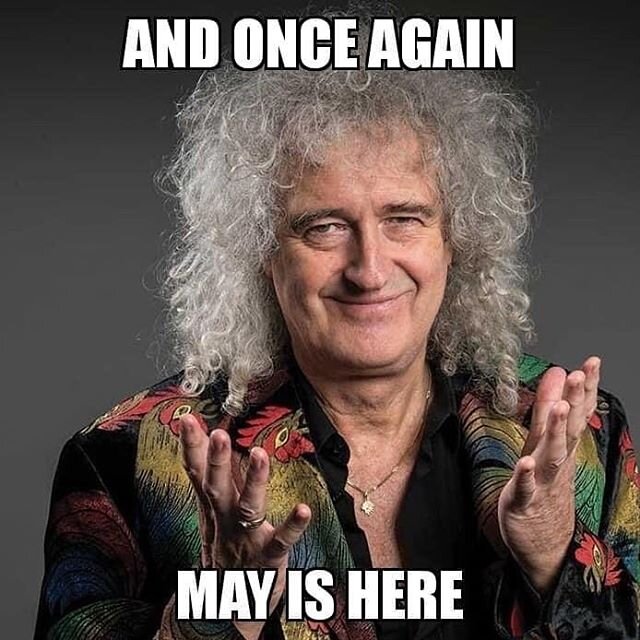 It&rsquo;s that time of year again. May it be better than April.  #brianmay #castellanoshouseofmusic #statenisland #music