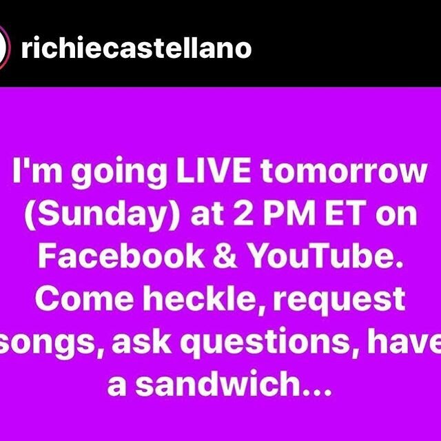 Check out Richie Castellano&rsquo;s Live Rock Show happening now!  #castellanoshouseofmusoc #blueoystercult #rock #music #guitar #statenisland #quarantinerock