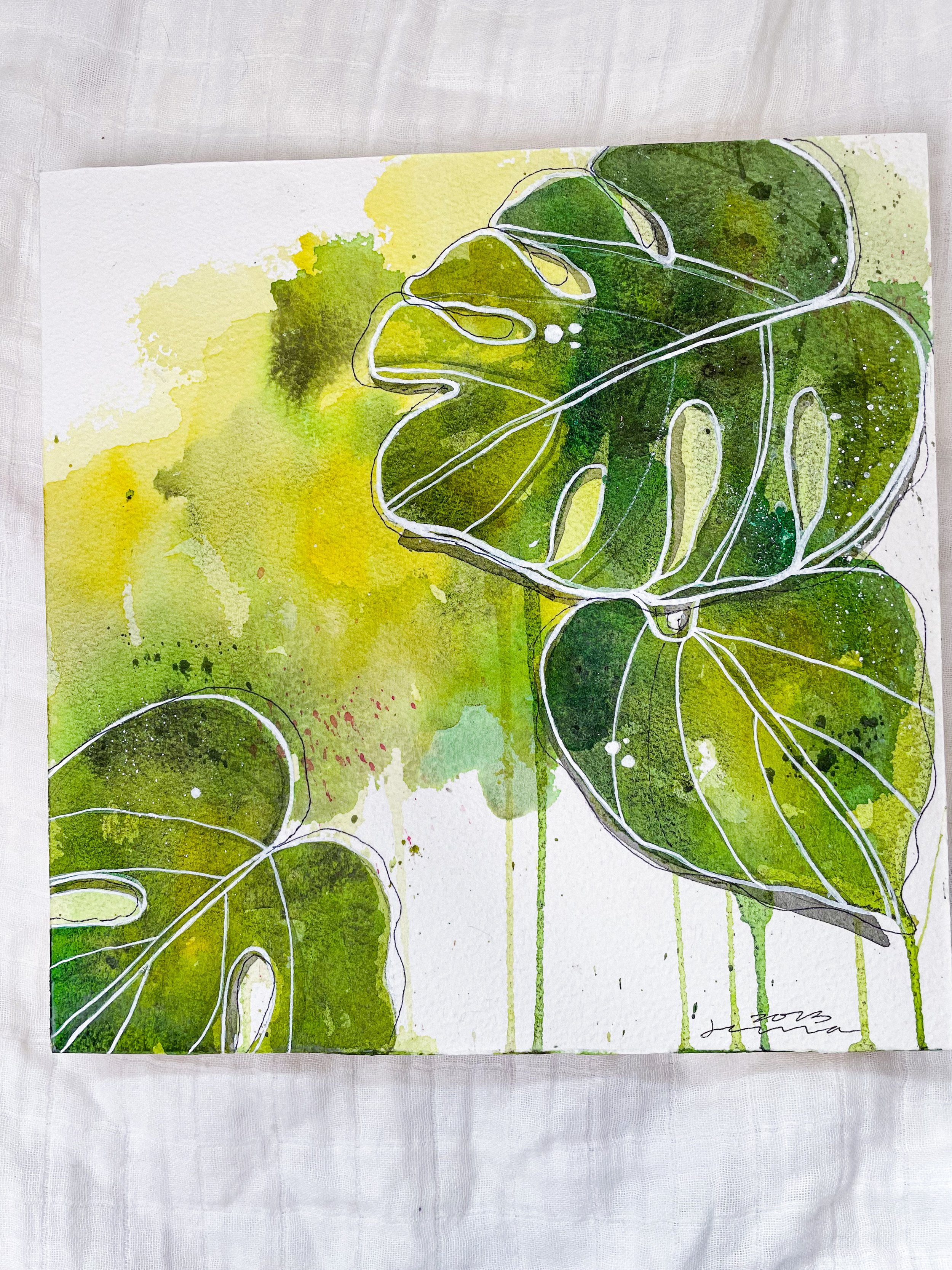Monstera Paint night - Redmond