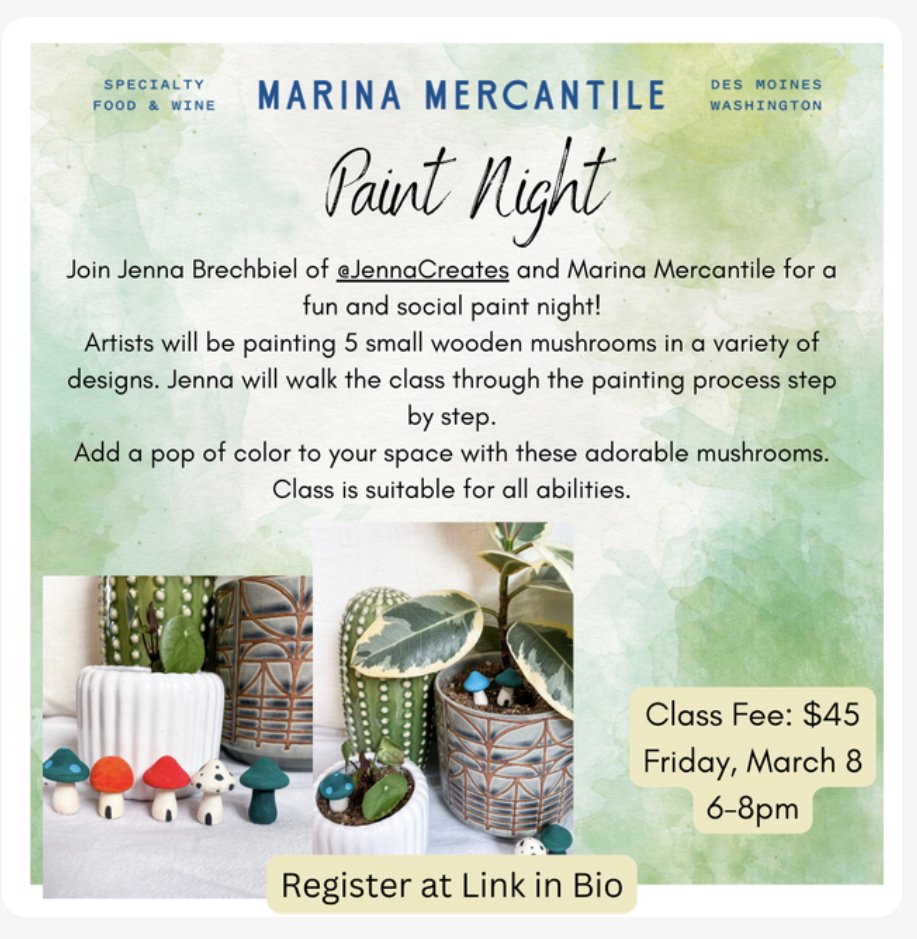 Mushroom Paint night!