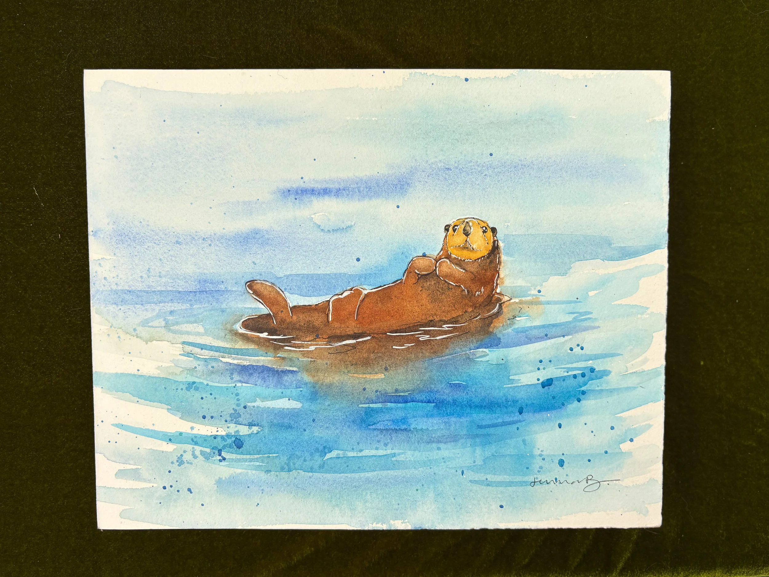 Sea Otter Swimming