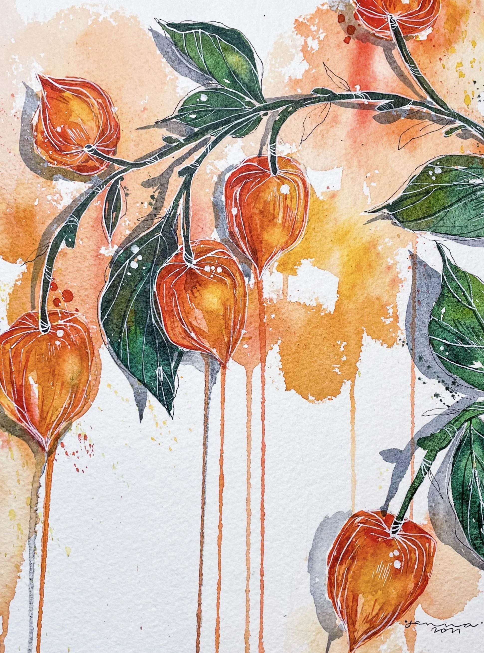 Chinese Lanterns - PRINT