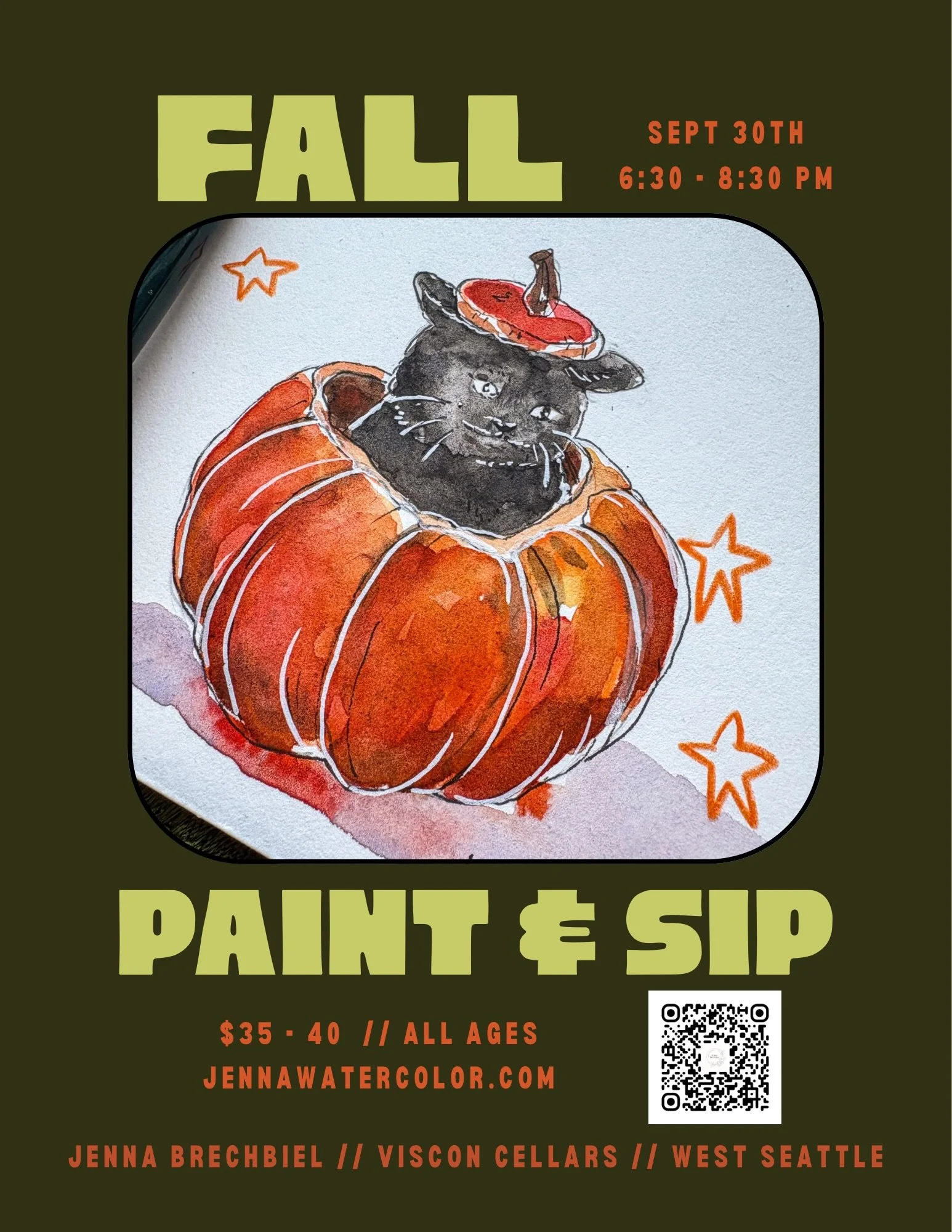 West Seattle Paint & Sip - 9/30
