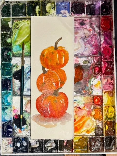 Watercolor Pumpkins - Renton 10/16