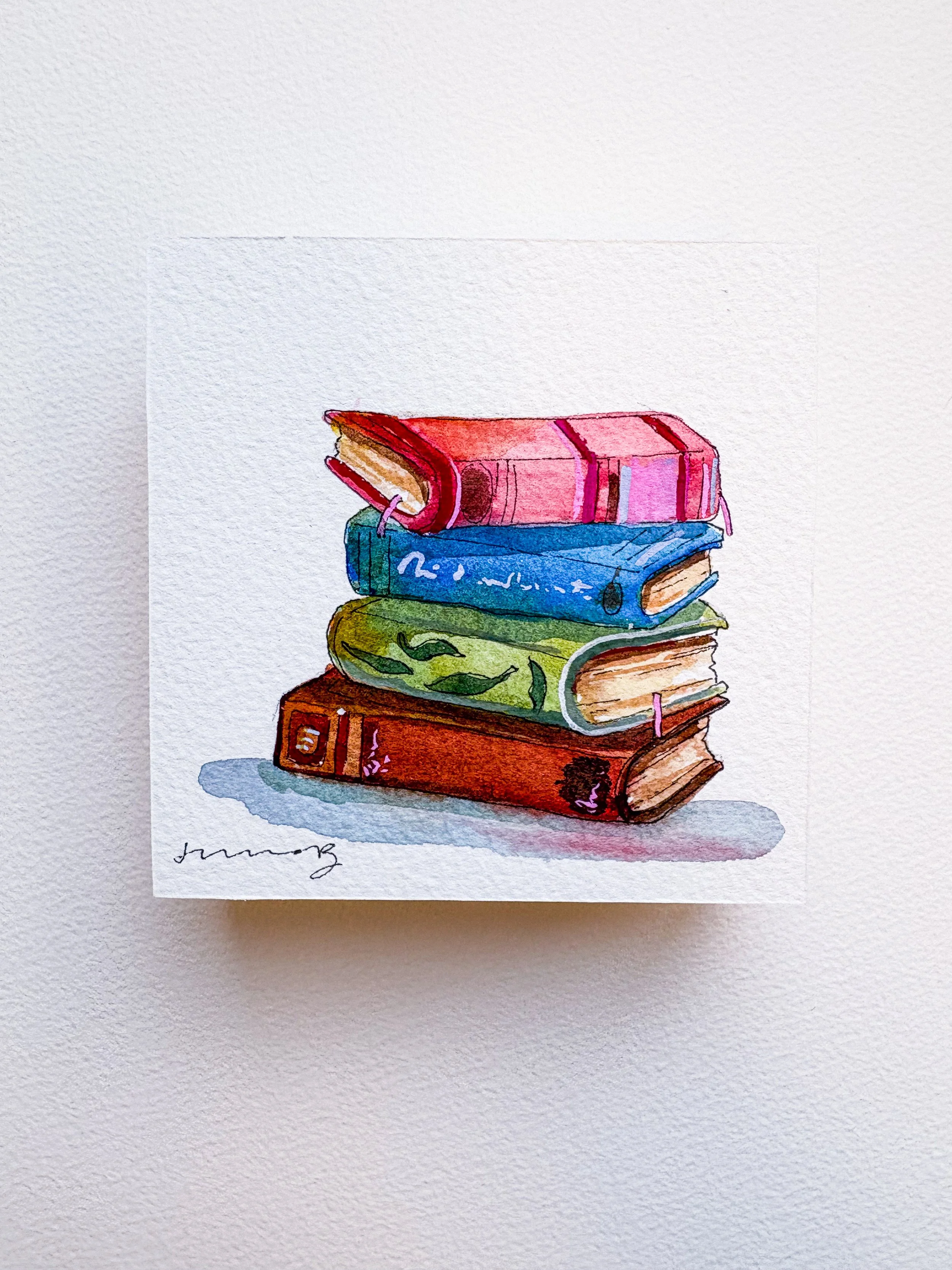 Colorful Book Stack