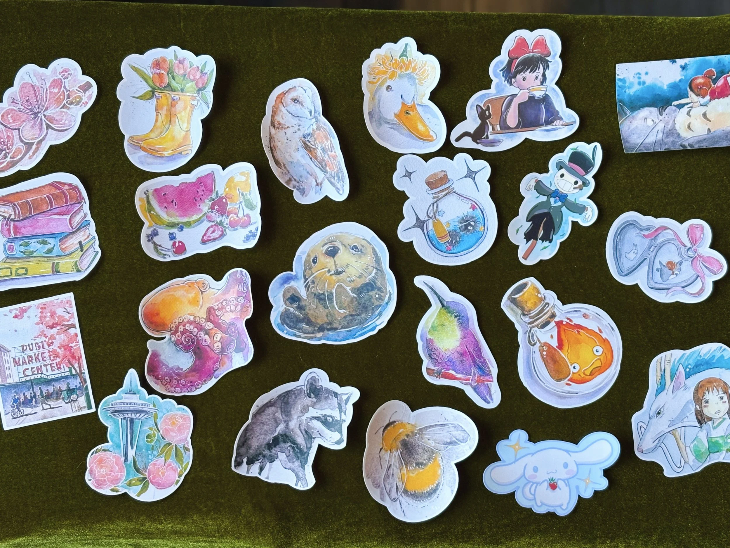 Whimsical Vinyl Art Stickers