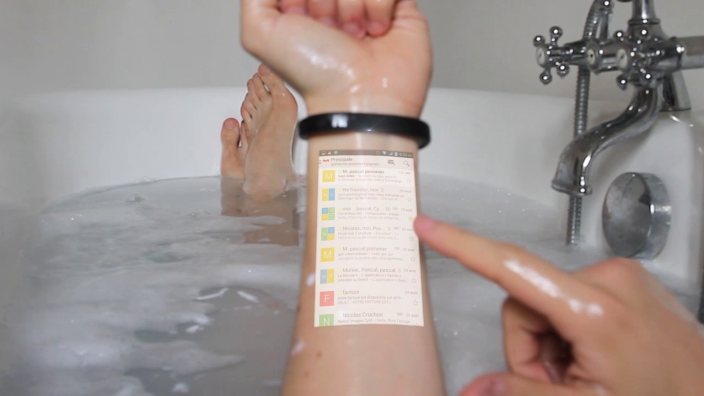 You have mail. On your wrist. In the tub. 
