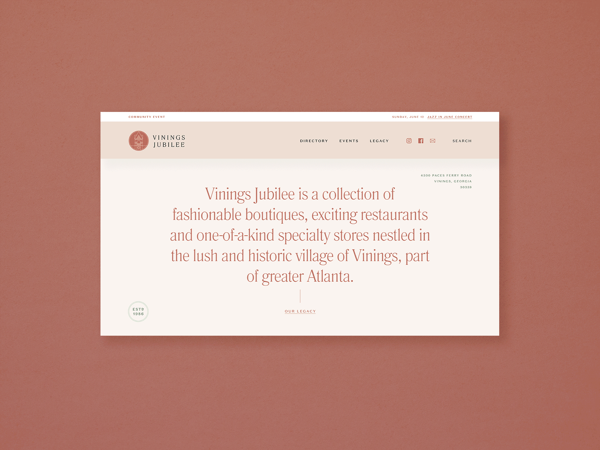 VININGS JUBILEE (2/3) Studio Work In Development Creative Direction José Reyes WORK Branding Site Design Type System —