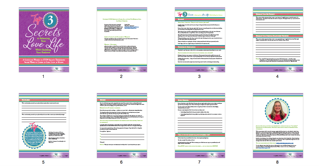 INNER PAGE LAYOUT (8 pages total)