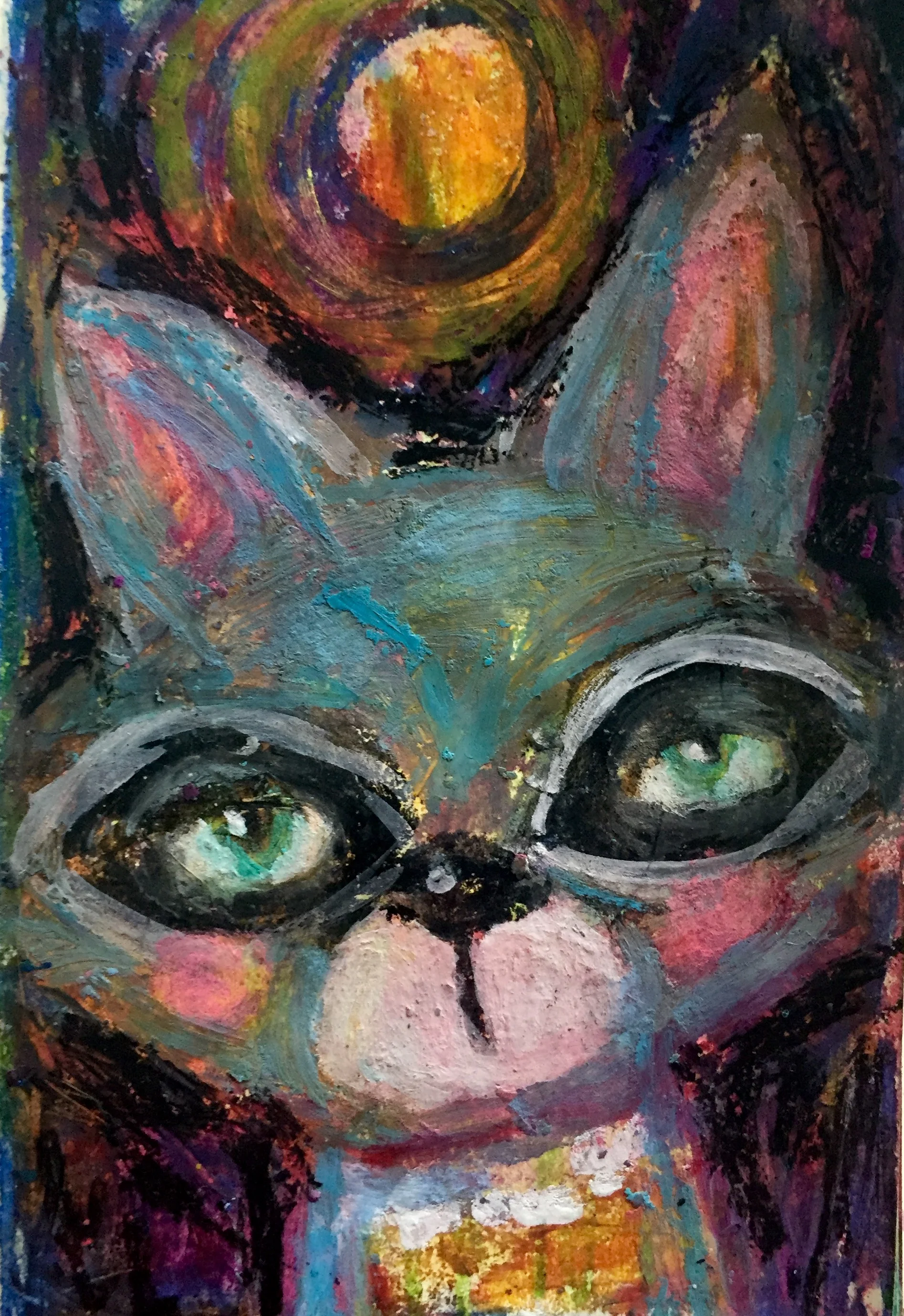 Original mixed media artwork. Copyright Mellie Test, 2016.