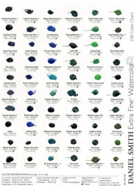 Here's the link for the Daniel Smith dot card - 238 glorious color samples to play with!