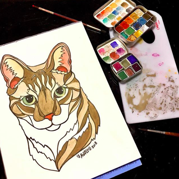 Cat Pet Portrait