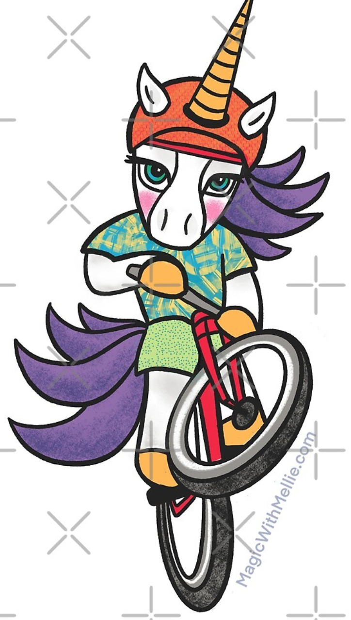 Sporticorn: Wheelie Mountain Biking Unicorn