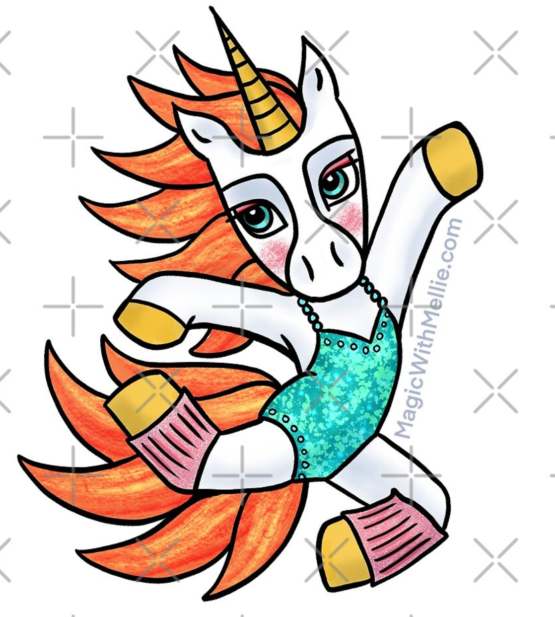 Sporticorn: Leaping Legwarmer Unicorn Dancer