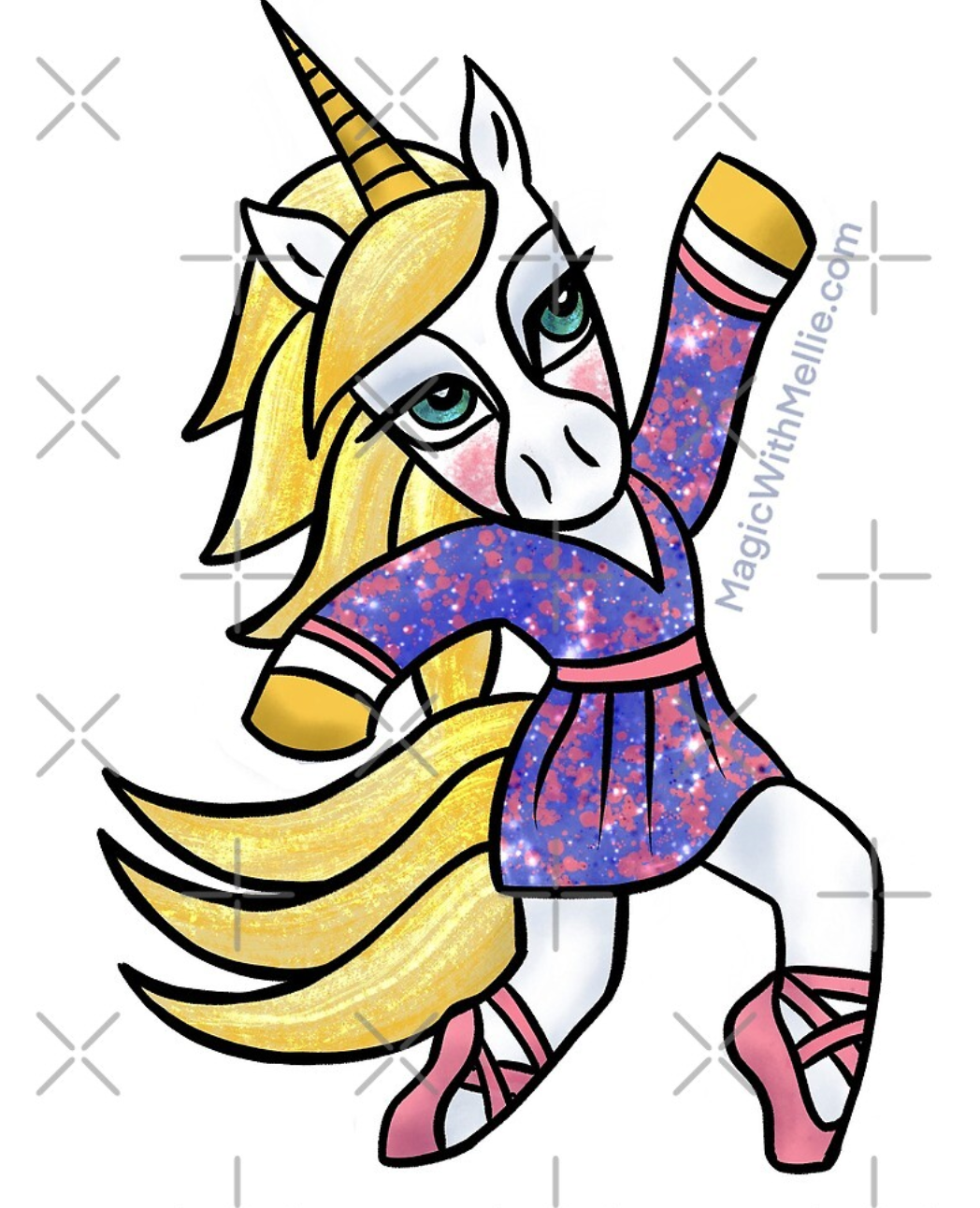 Sporticorn: Posing Unicorn en Pointe