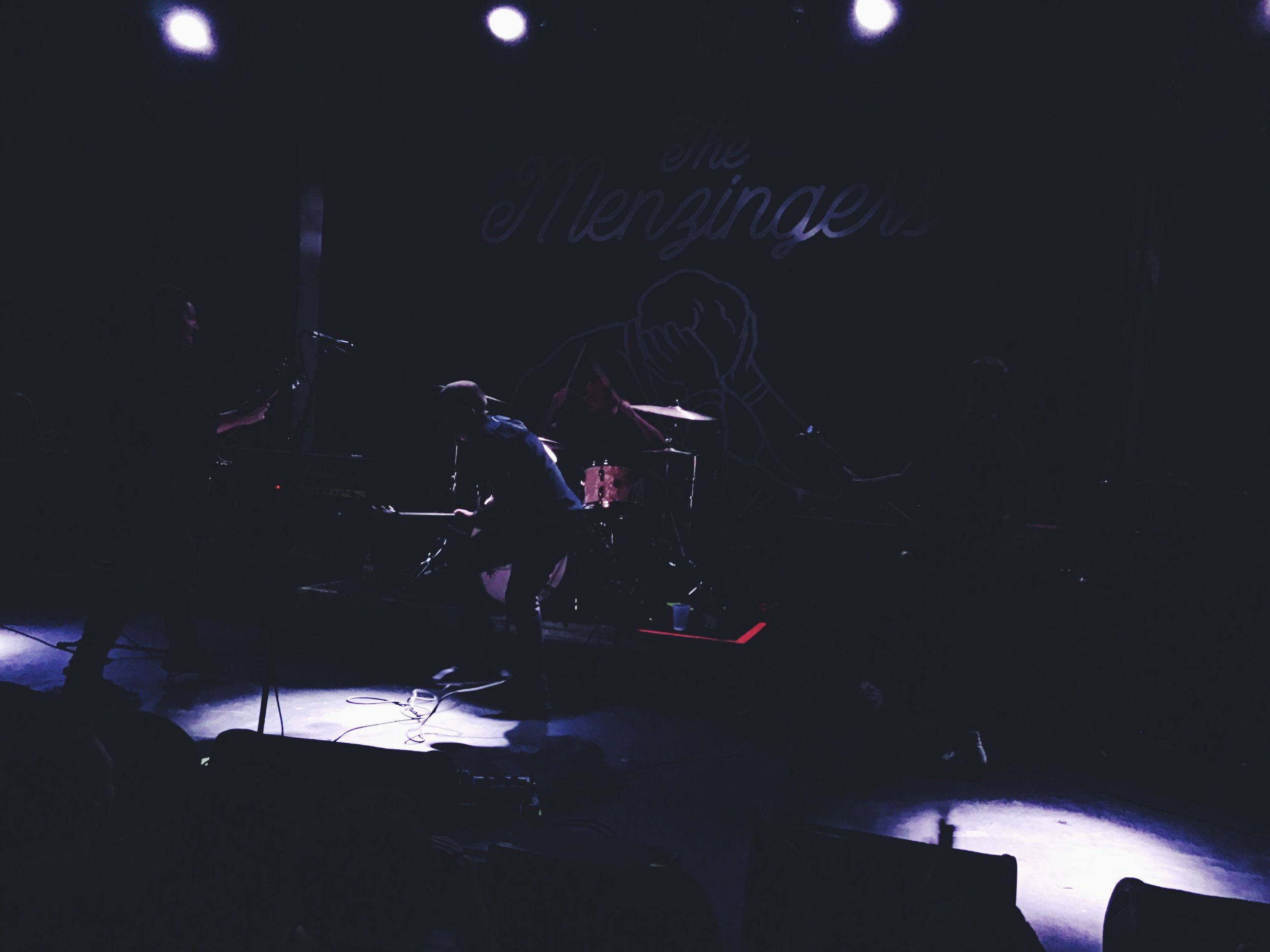 the menzingers at music hall of williamsburg, during "in remission." photo by me.