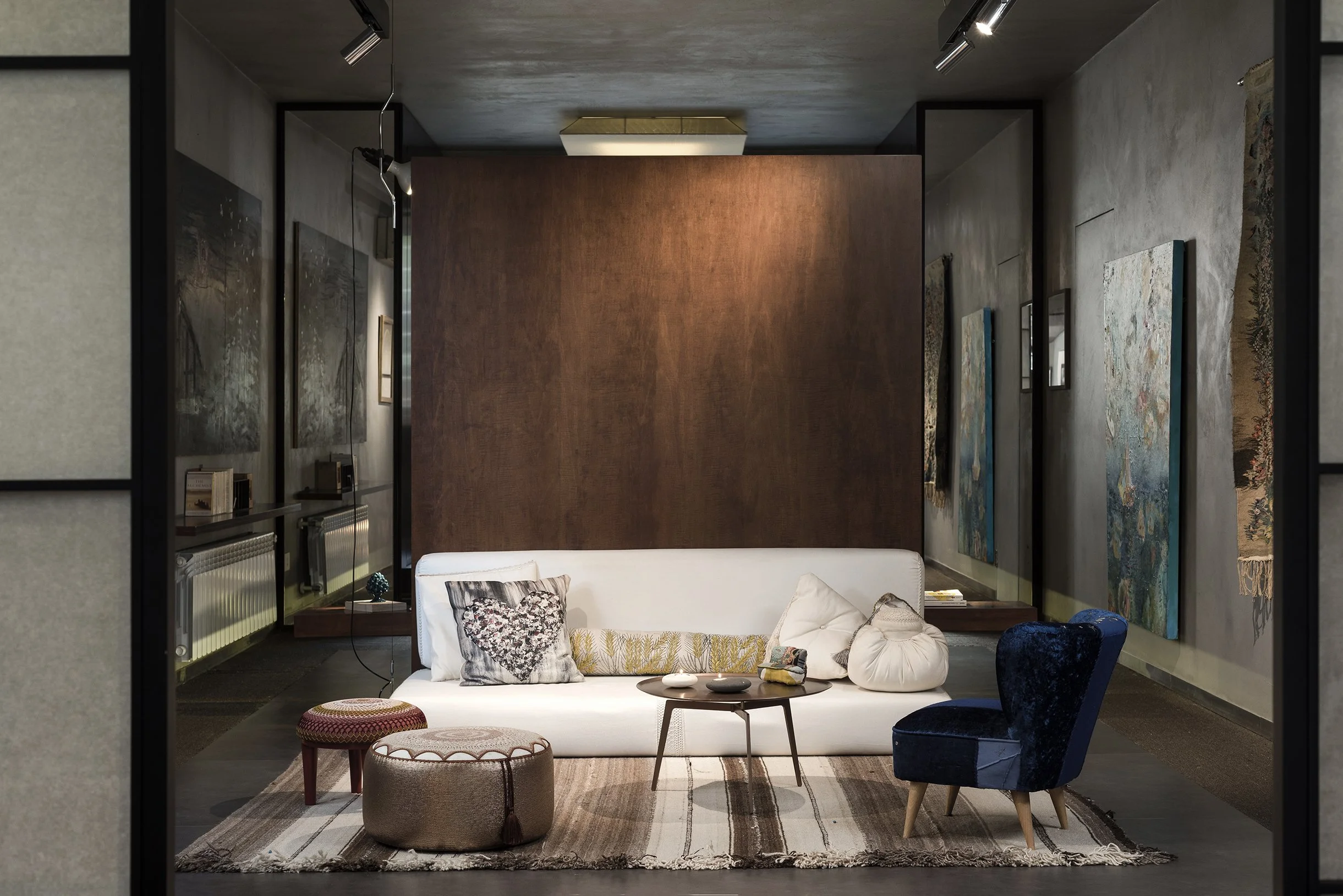 Modern living room interior design in Beirut – photographed by Walid Rashid
