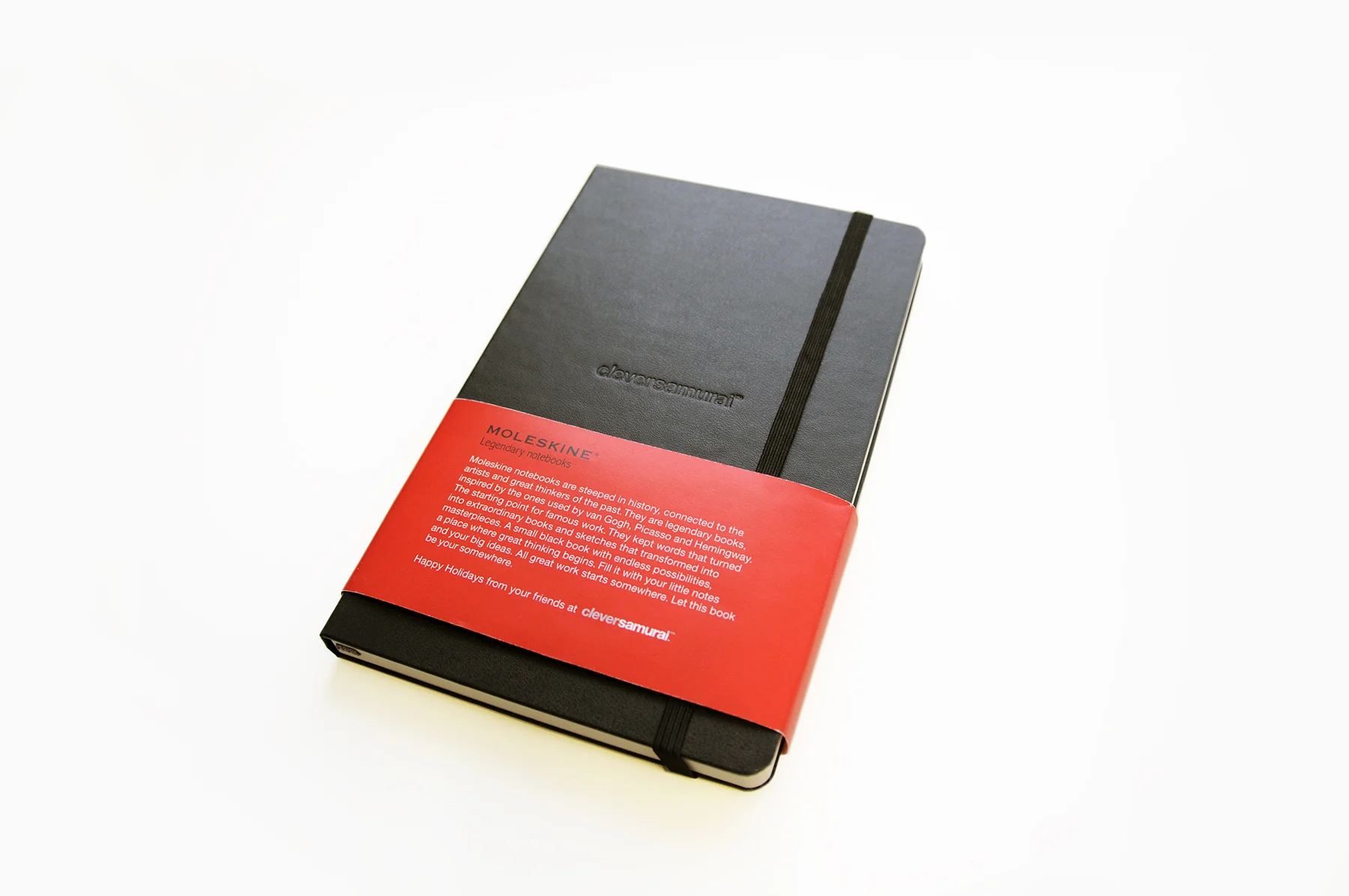 COPY:Moleskine notebooks are steeped in history, connected to artists and great thinkers of the past. They are legendary books, inspired by the ones used by van Gogh, Picasso and Hemingway. The starting point for famous work. They kept words that tu…