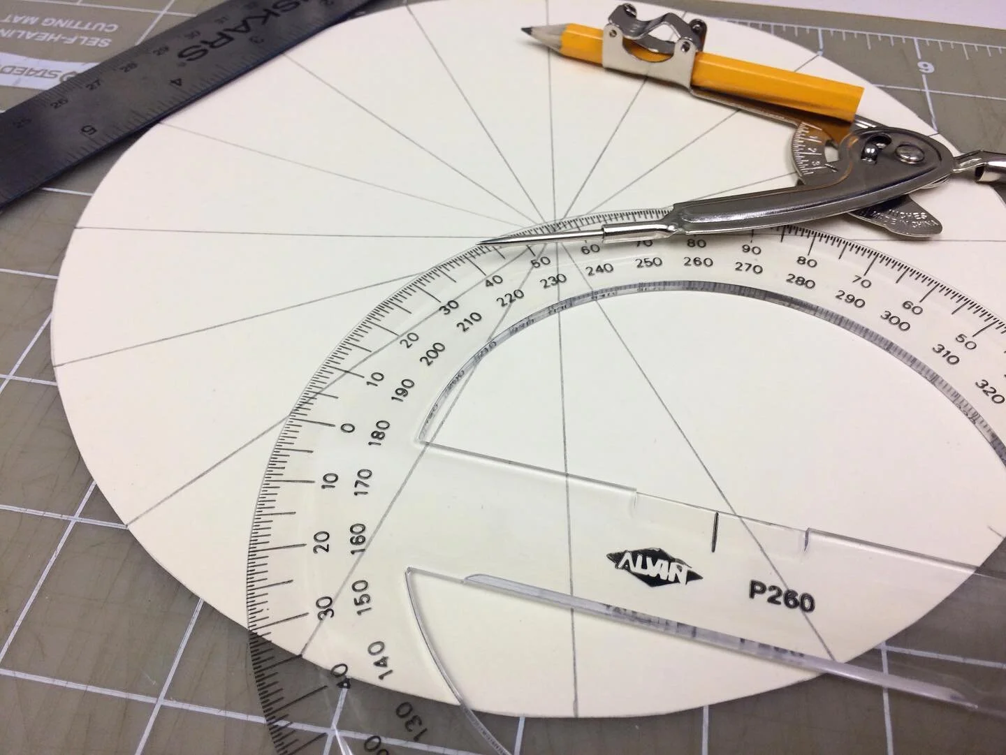 I bought a protractor and compass today, but that wasn't the most exciting part of my day. I temporarily moved into @constantmovementcinema and @tavisuals office to finish my doc @lifeinsynchro . Thank you Sarah and Thomas for helping a friend out.  