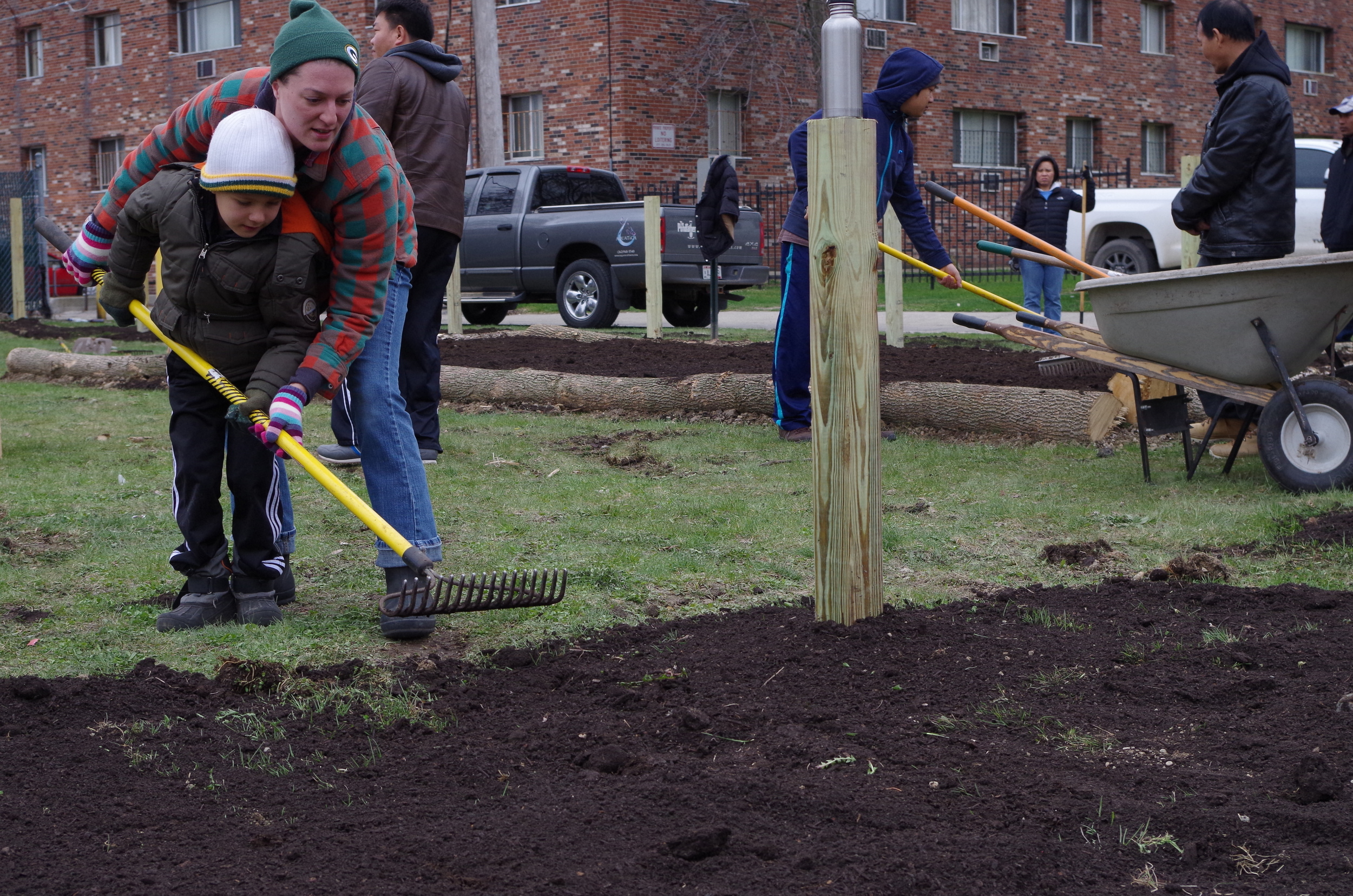  Installation process on Earth Day 2015 