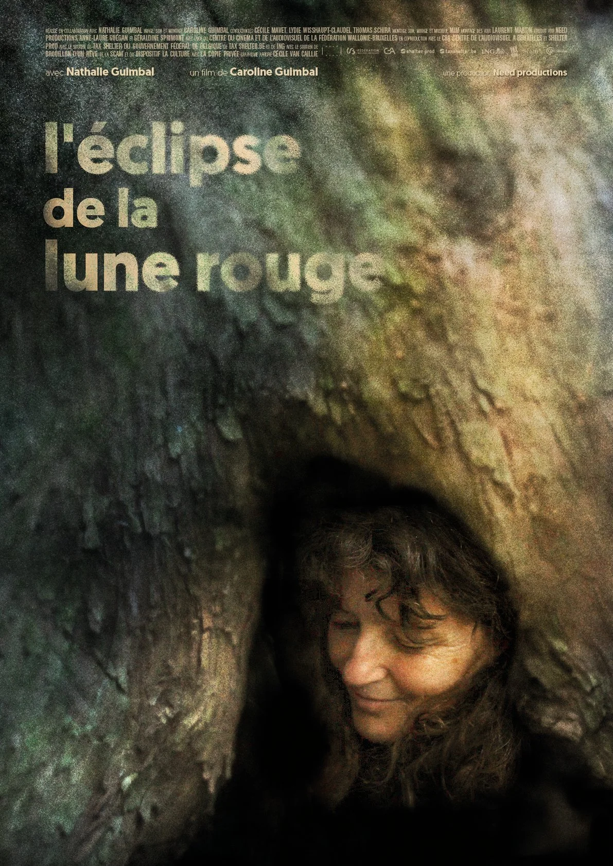 Affiche pour le film "L'éclipse de la lune rouge" de Caroline Guimbal