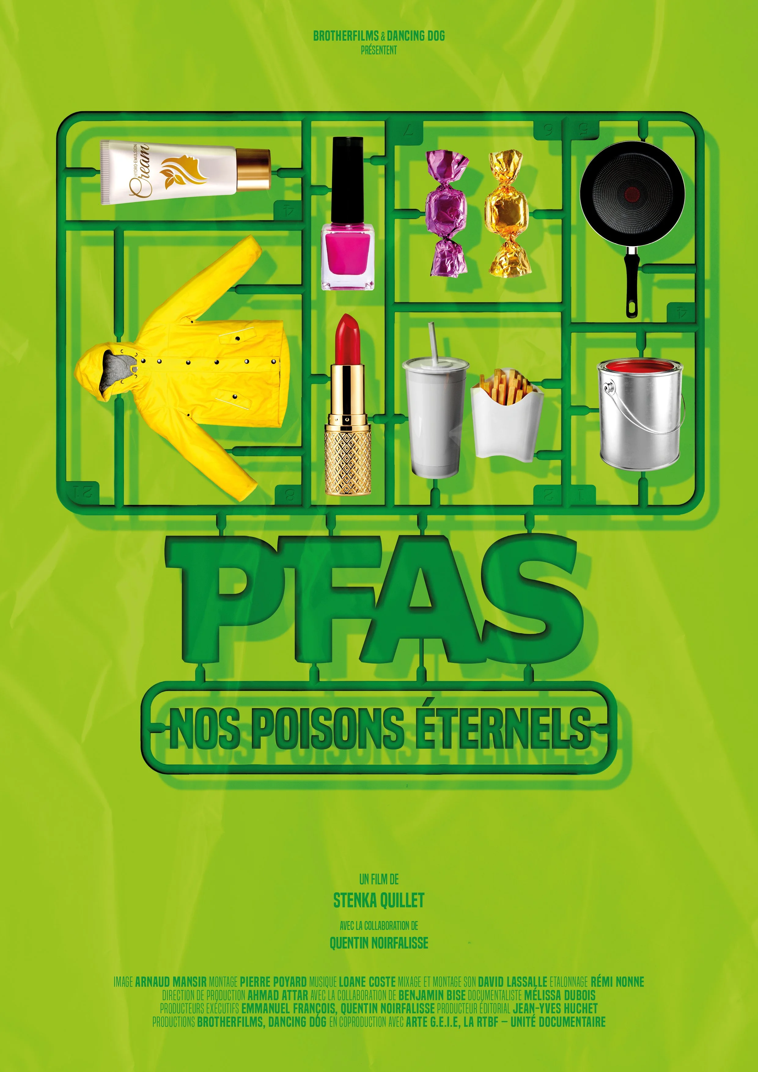 affiche non retenue pour le film "PFAS, nos poisons éternels" de Stenka Quillet